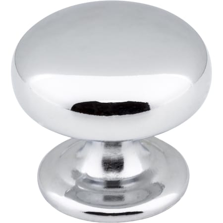 Elements 1-1/4" Diameter Polished Chrome Florence Cabinet Mushroom Knob 2980PC